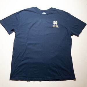 Fanatics Notre Dame Fighting Irish T-Shirt Mens XL Navy Blue Dad 1 Graphic Tee